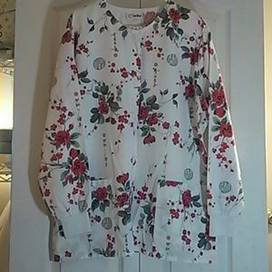 Beautiful Women's Floral Scrub Jacket